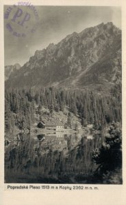 Slovakia Popradské Pleso Vintage RPPC 07.56