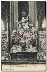 Old Postcard Cathedral Chartres L & # 39Assomption By Bridan