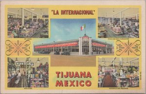 Postcard La Internacional Tijuana Mexico