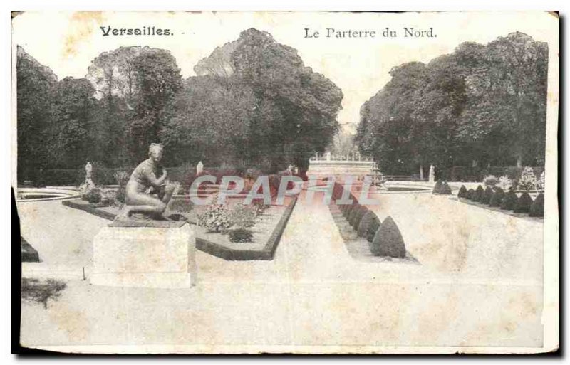 Old Postcard Versailles Parterre North