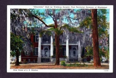 MS Home Gov Winthrop Sargent GLOUCESTER MISSISSIPPI PC