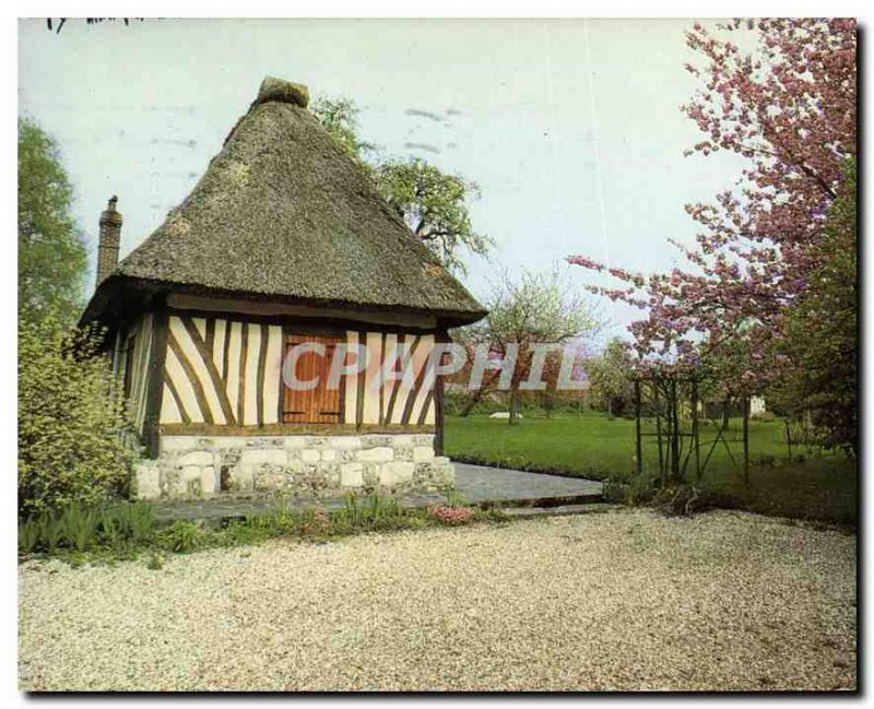 Postcard Modern Chaumiere Normande