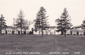 Iowa Spencer Clay County Fair Grounds Real Photo