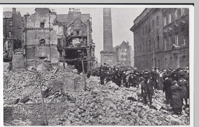 Ireland; Dublin, 1916, Henry Street After Shelling Of The Rebels PPC, Unposted