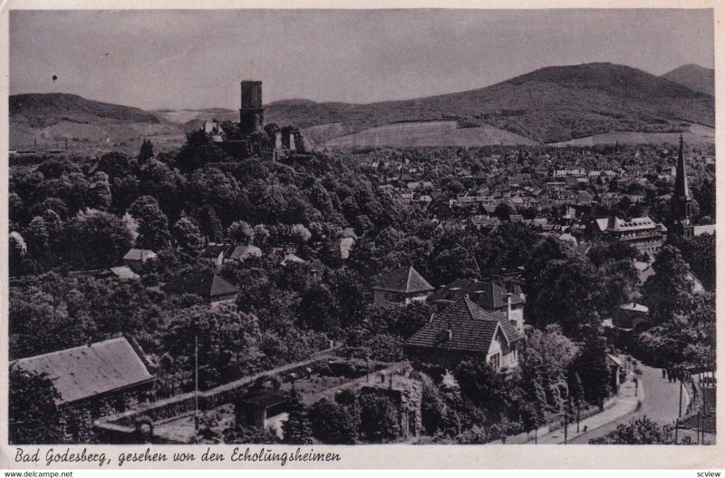 BAD GODESBERG, North Rine-Westphalia, Germany, 1930s; Gesehen Von Den Echolun...