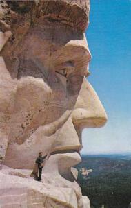 Lincoln Close Up - Mt Rushmore,Black Hills SD, South Dakota