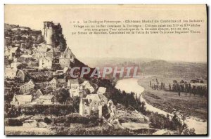 Postcard Old feudal Chateau Castelnaud