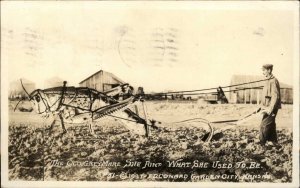 RPPC GARDEN CITY KANSAS KS Exaggeration Farming Giant Grasshopper Plow