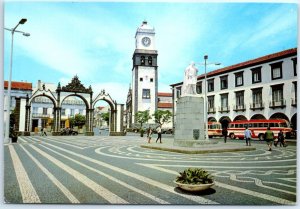 M-66584 The City gates Ponta Delgada Portugal