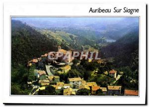 Postcard Modern Auribeau Alpes March Aerial Panoramic View