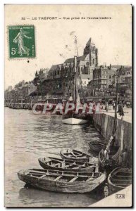 Old Postcard Le Treport View from the & # 39embarcadere