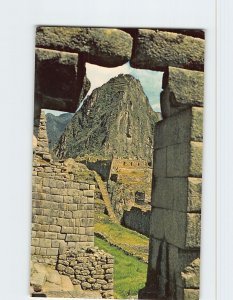 Postcard Window of the Snakes, Machu Picchu, Peru