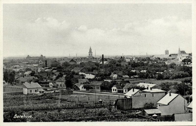 ukraine, BEREHOVE BEREHOVO BEREGSZASZ, Panorama (1930s)