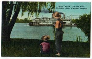 Mark Twain's Tom & Huck, Mississippi River, Hannibal MO