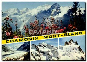 Postcard Modern Massif Du Mont Blanc