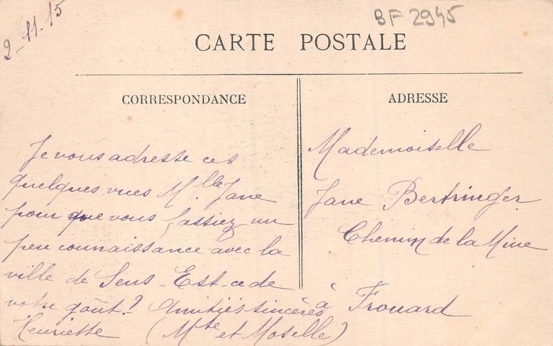 BF2945 sens le cathedrale portail d abraham   france