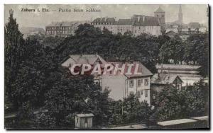 Old Postcard Zabern I Els Party beim Schloss