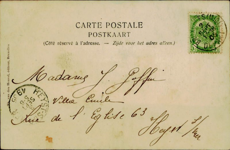 B576 Belgium Brussels park 1905