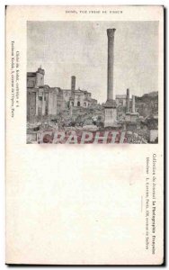 Postcard Ancient Rome Vue Prize Du Forum