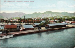 Waterfront Honolulu Hawaii HI Unused Jas Steiner Private Mailing Postcard G34 