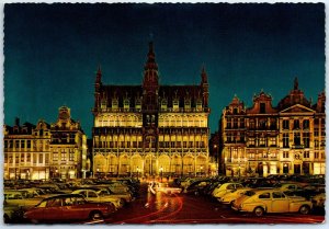 M-57774 Grand Square and King's House by night Brussels Belgium