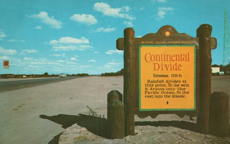 Vintage Postcard Continental Divide Northern New Mexico The Land of Enchantment