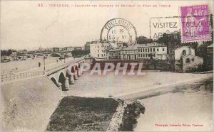 Postcard Old Toulouse Moulins du Chateau and Bridge Tounie