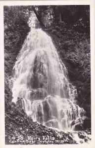 Oregon Columbie River Highway C W 58 Fairy Falls Real Photo