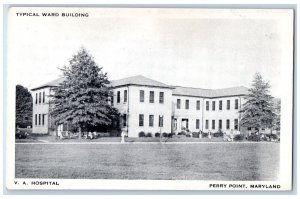 1945 Typical Ward Building VA Hospital Perry Point Maryland HM Miller Postcard