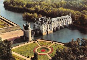 B63031 Chenonceaux vue aerienne du chateau   france