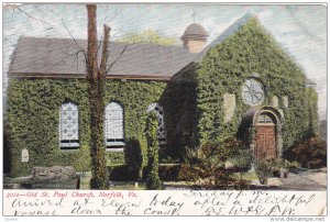 Old St. Paul Church, NORFOLK, Virginia, PU-1907