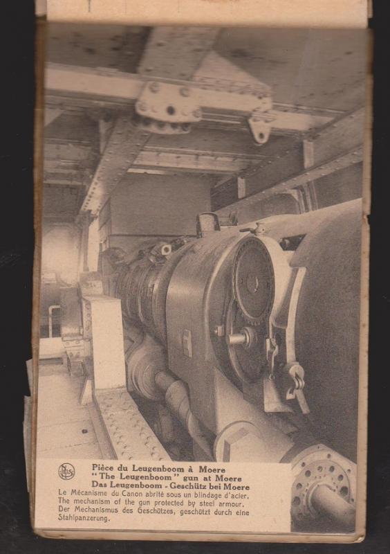 The Leugenboom Greman WW I Gun At Moere France - Intact Booklet Of 10 - Rare