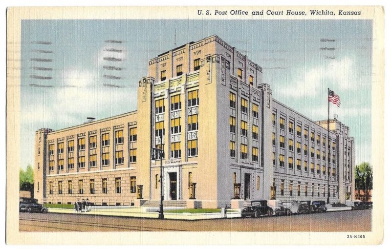 U.S. Post Office & Court House, Wichita, Kansas 1944 to Tacoma, Washington, RPO