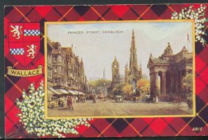 Scotland Postcard - Princes Street, Edinburgh - Wallace Tartan    RS15159