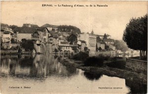 CPA ÉPINAL La Faubourg d'Alsace vu de la Passerelle (401464)