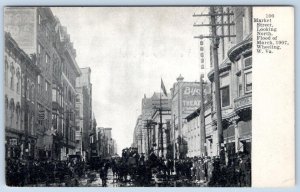 1907 FLOOD WHEELING WEST VIRGINIA*WV*MARKET STREET LOOKING NORTH*OTTENHEIMER PC