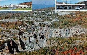 Barre Vermont 1960s Postcard Rock Of Ages Granite Quarry 