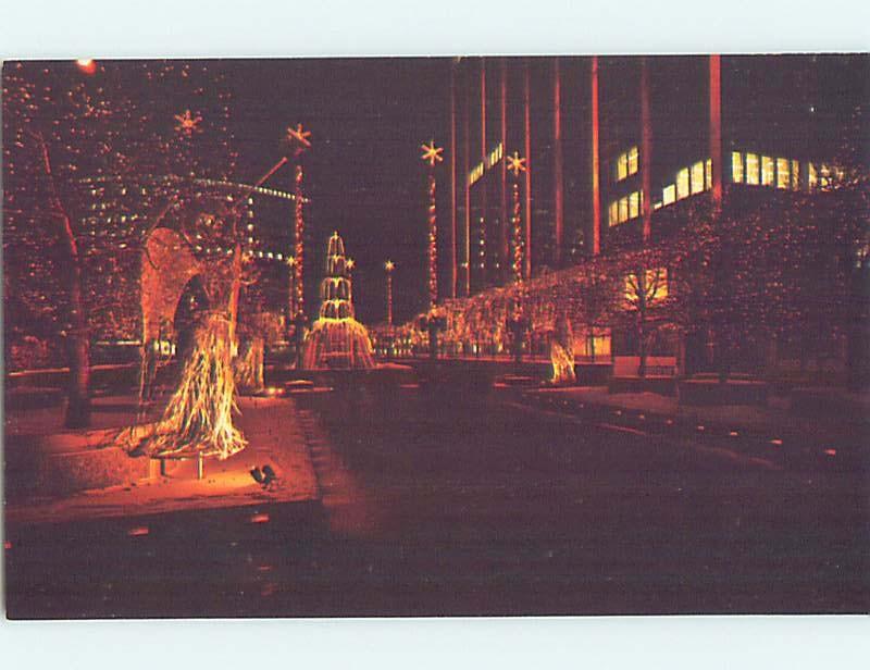 Unused Pre-1980 CHRISTMAS LIGHTING Hartford Connecticut CT H9907