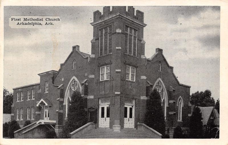 Arkadelphia Arkansas~First Methodist Church~Back From Watermelon Party~1951 B&W