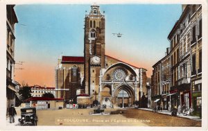 Lot 68 france toulouse place et l eglise st etienne car