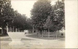 Weston VT Drinking Fountain c1910 Real Photo Postcard