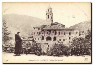 Postcard Old Shrine Laghet Alpes Maritimes