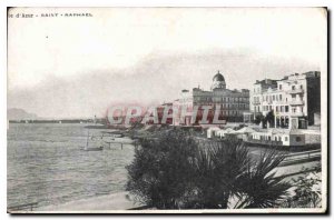 Old Postcard French Riviera Saint Raphael
