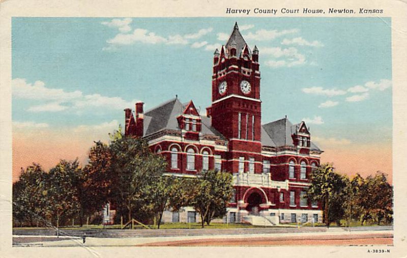 Harvey County Court House Newton, Kansas USA 