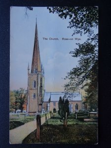 Herefordshire ROSS ON WYE Church c1918 Postcard by Tilley & Son