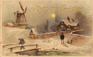 Christmas Greeting Hold to Light 1907 