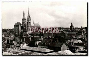 Old Postcard Moulins Vue Generale and La Cathedrale