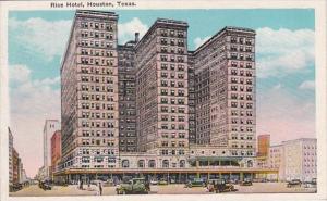 Texas Houston Rice Hotel 1928