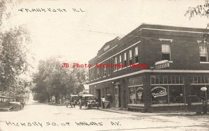 IL, Frankfort, Illinois, RPPC,Overland Automobile Company Sales & Service Garage