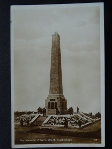Yorkshire SCARBOROUGH War Memorial OLIVER'S MOUNT - Old RP Postcard